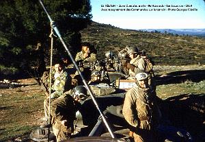 Le Telagh - Zone operationnelle - 9e Hussards - Accompagnement Commandos - 1959